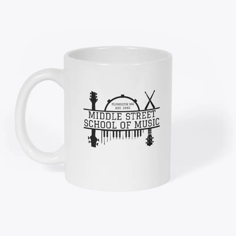 Middle Street Music White Mug